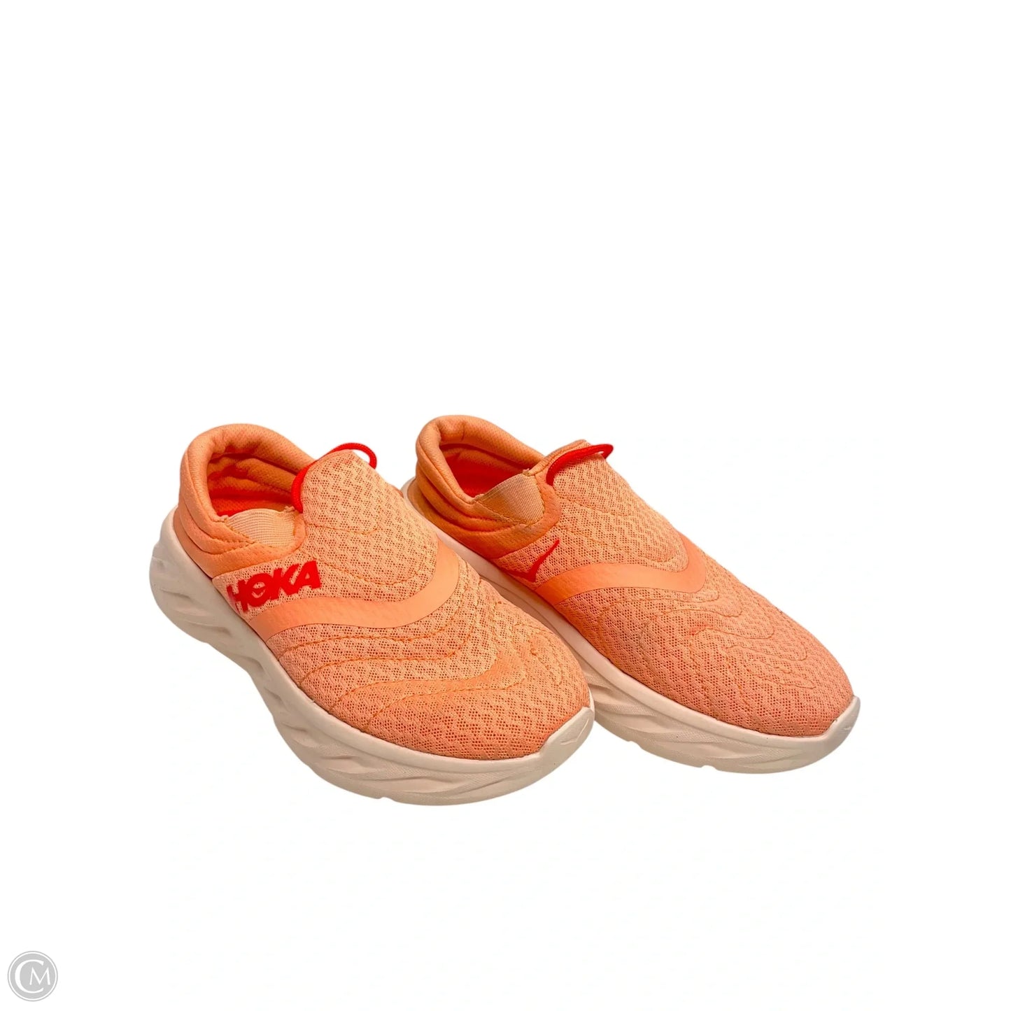 Shoes Athletic By Hoka In Orange & White, Size: 7