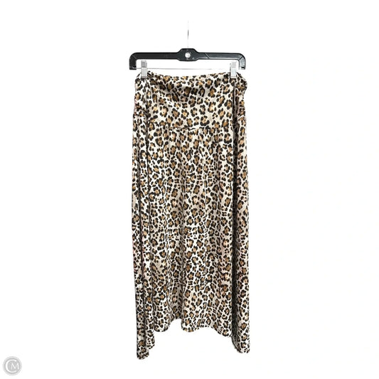 Skirt Midi By Apt 9 In Animal Print, Size: Xl