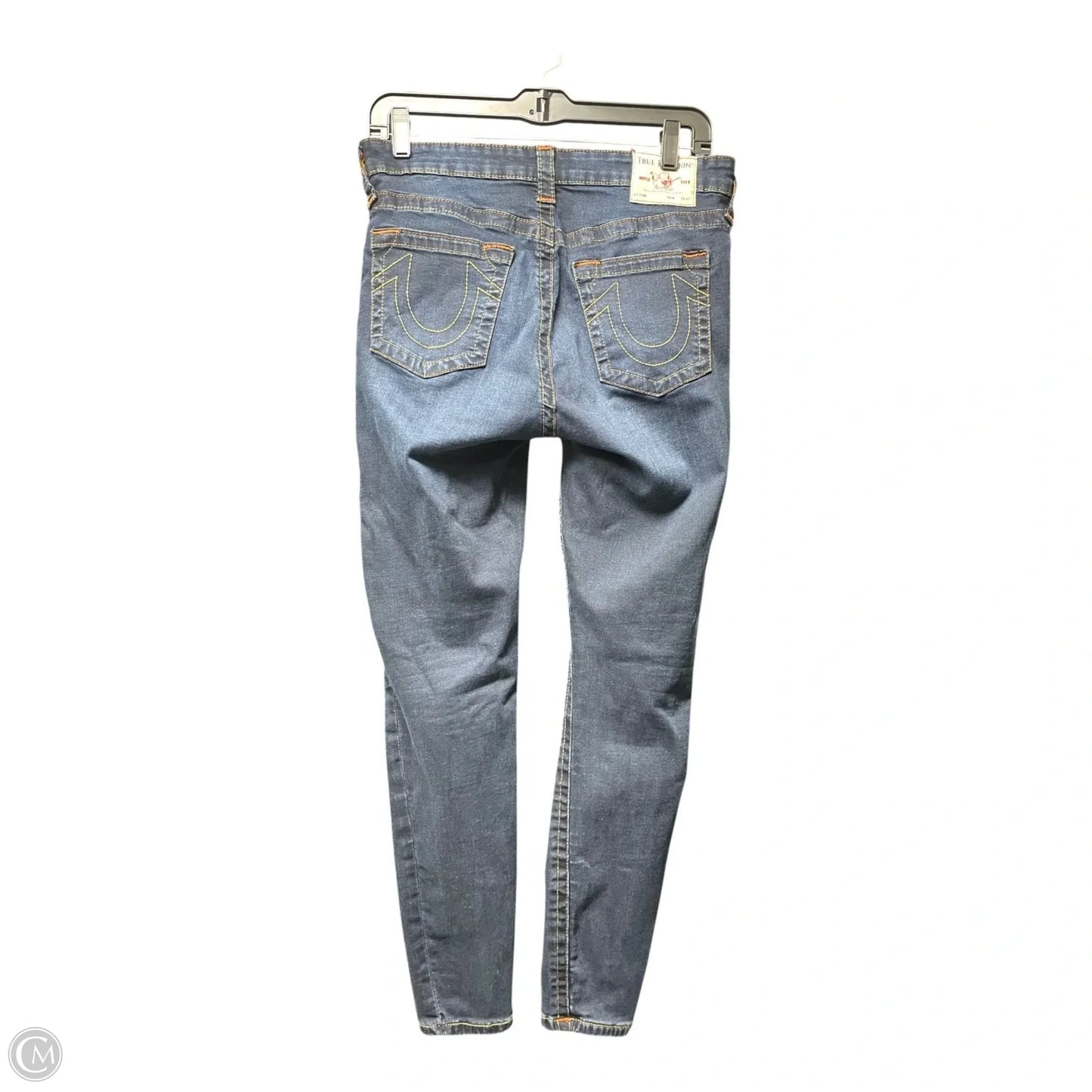 Jeans Skinny By True Religion In Blue, Size: 12