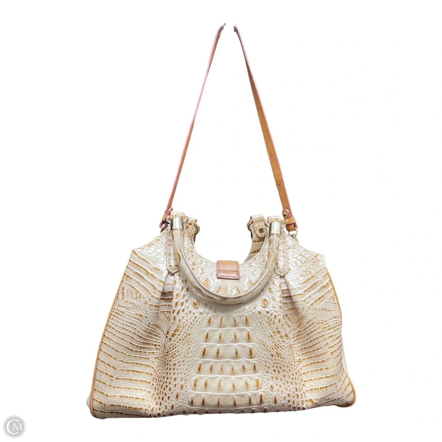 Handbag Designer By Brahmin, Size: Large