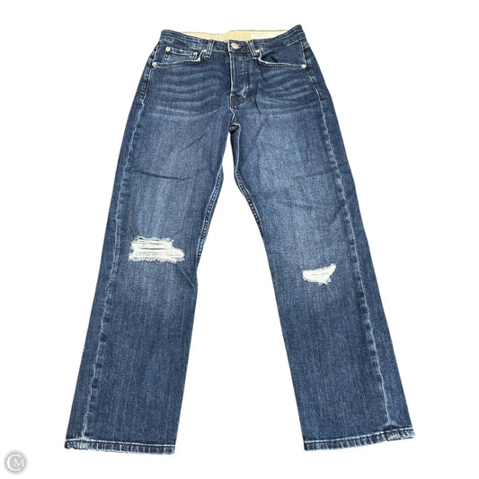 Jeans Cropped By Rag And Bone In Blue, Size: 4