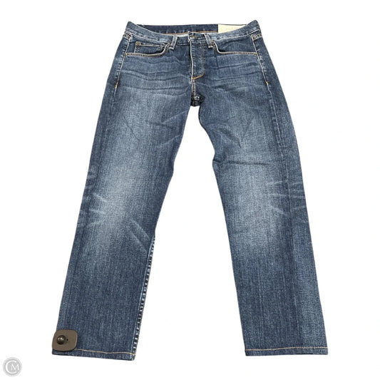 Jeans Straight By Rag And Bone In Blue, Size: 2