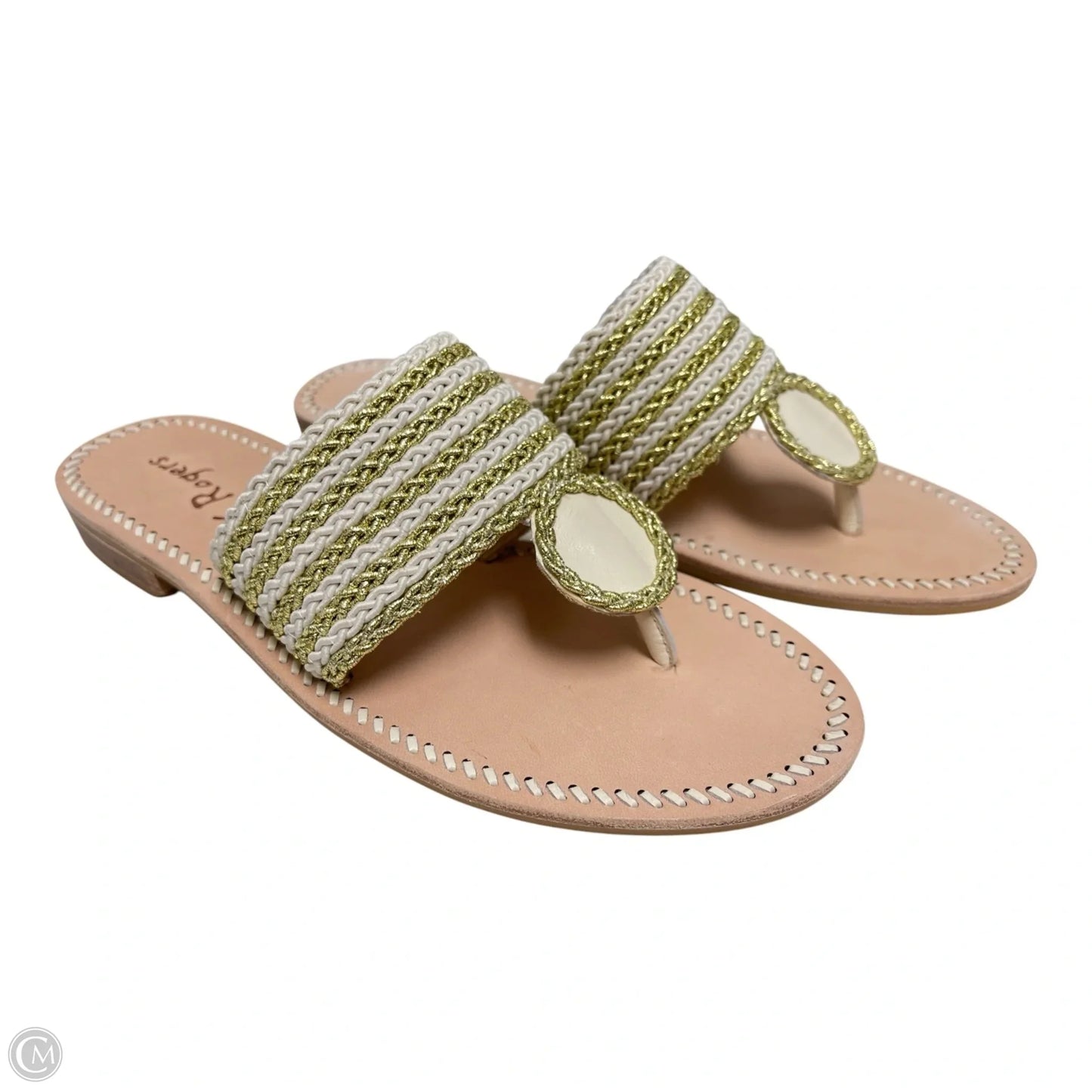 Sandals Flats By Jack Rogers In Tan, Size: 7.5