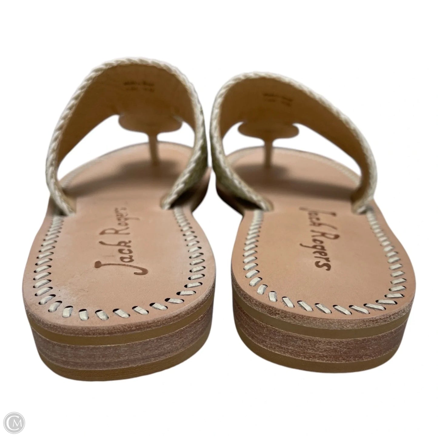 Sandals Flats By Jack Rogers In Tan, Size: 7.5