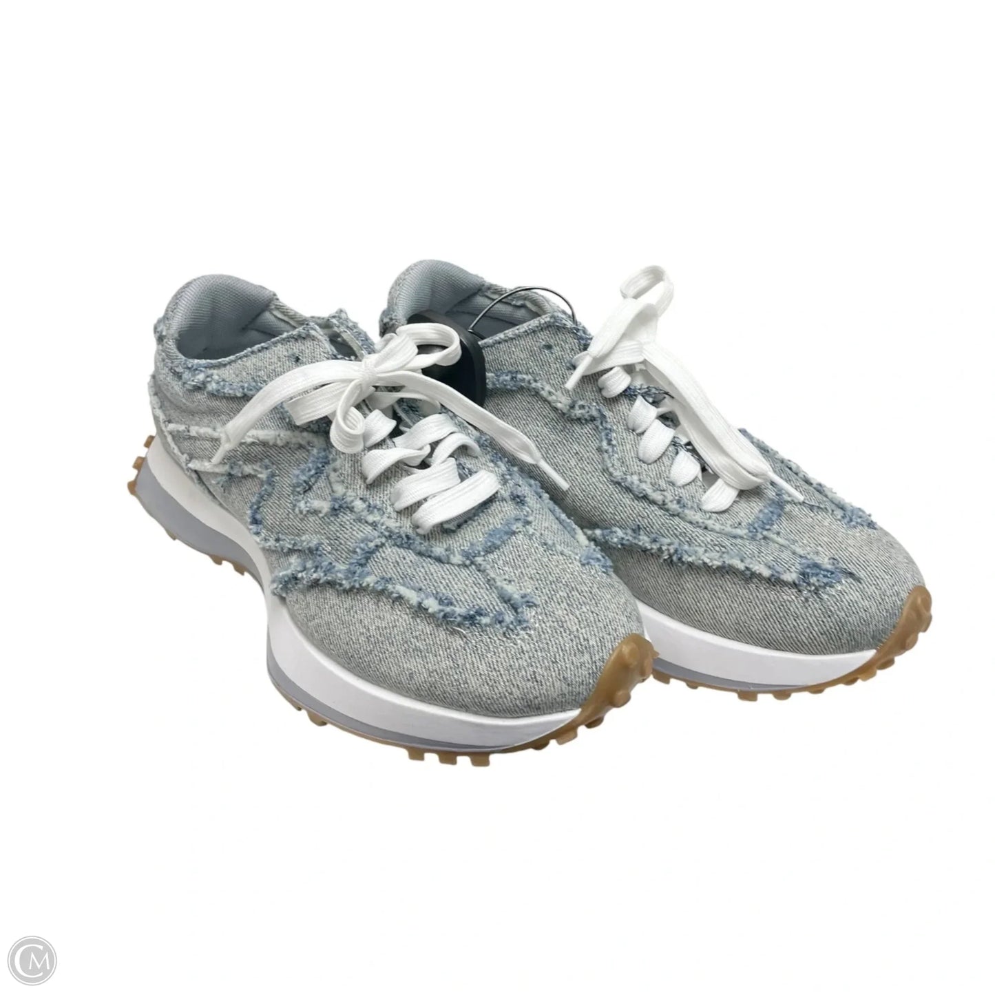 Shoes Sneakers Platform By Steve Madden In Blue & White, Size: 8