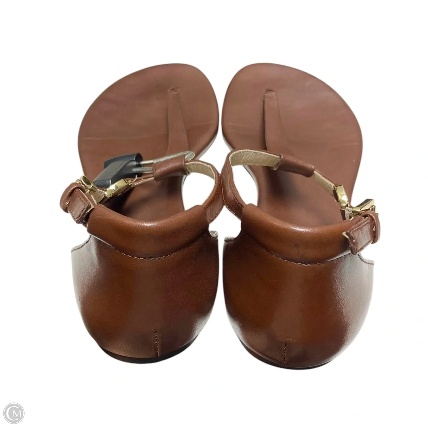 Sandals Flats By Michael By Michael Kors In Brown, Size: 6.5
