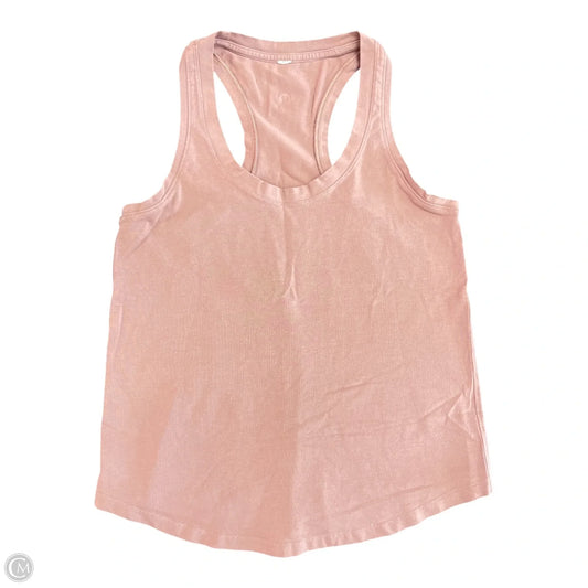 Athletic Tank Top By Lululemon In Mauve, Size: S