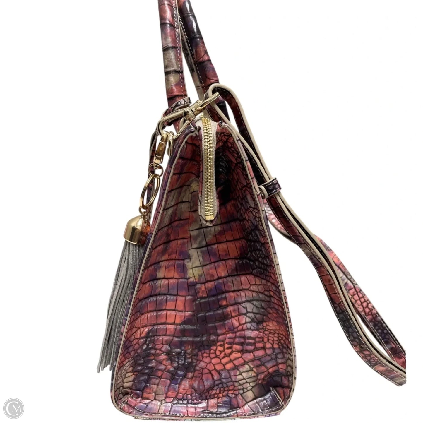 Tote Designer By Brahmin, Size: Small