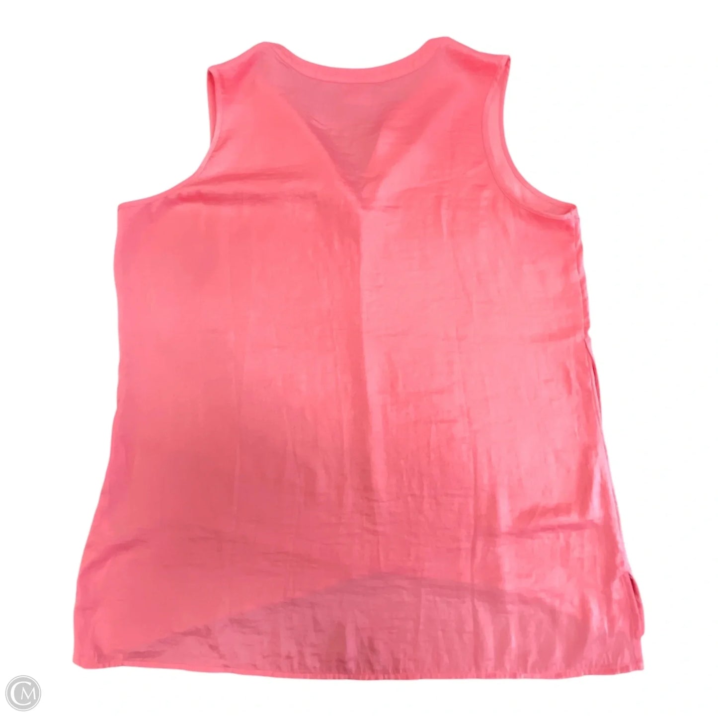Top Sleeveless By Chicos In Pink, Size: L