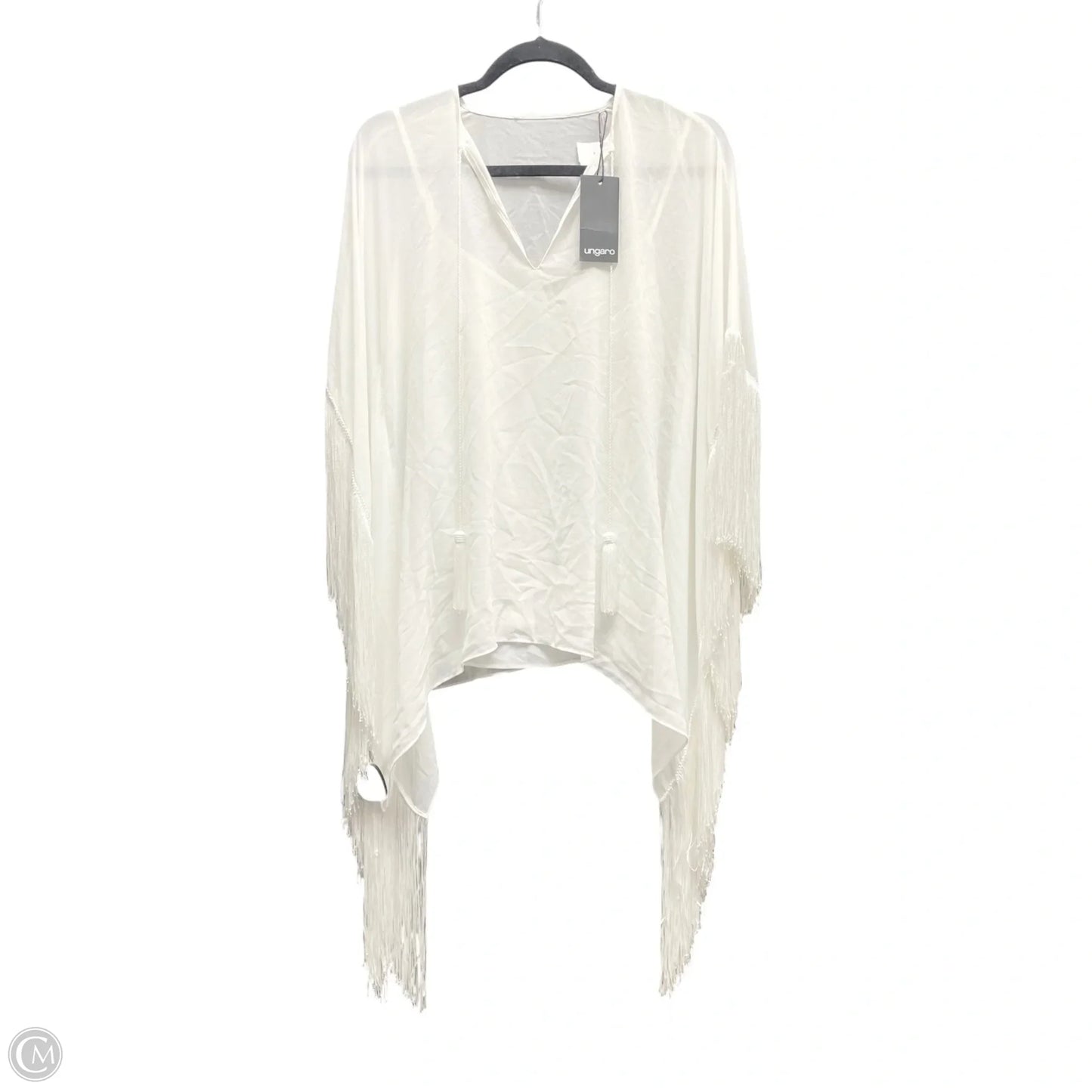 Top 2pc 3/4 Sleeve By UNGARO In White, Size: Xs