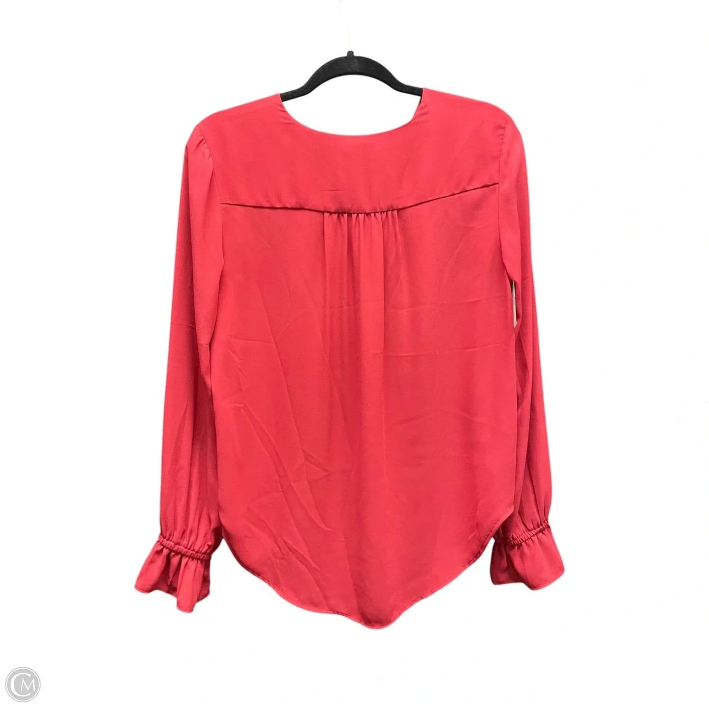 Top Long Sleeve By Loft In Red, Size: S