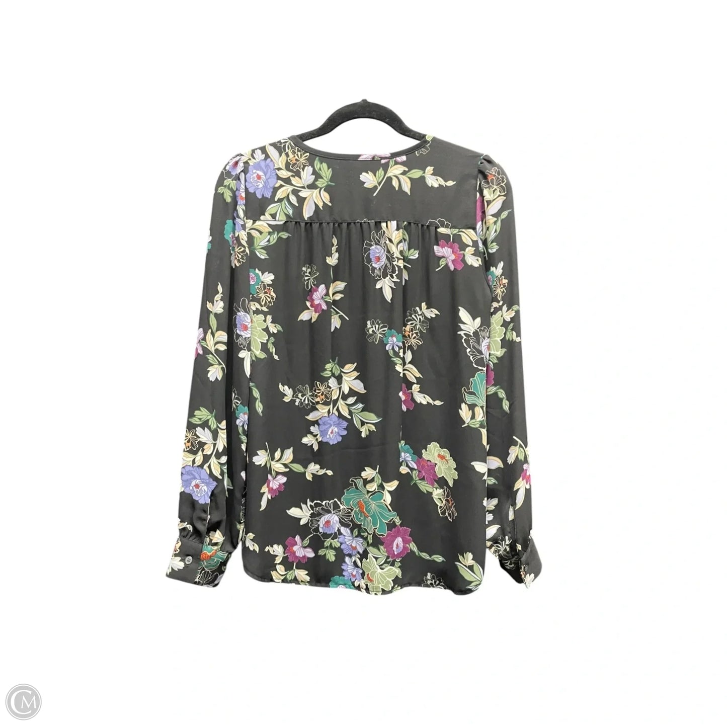 Top Long Sleeve By Loft In Floral Print, Size: Xs