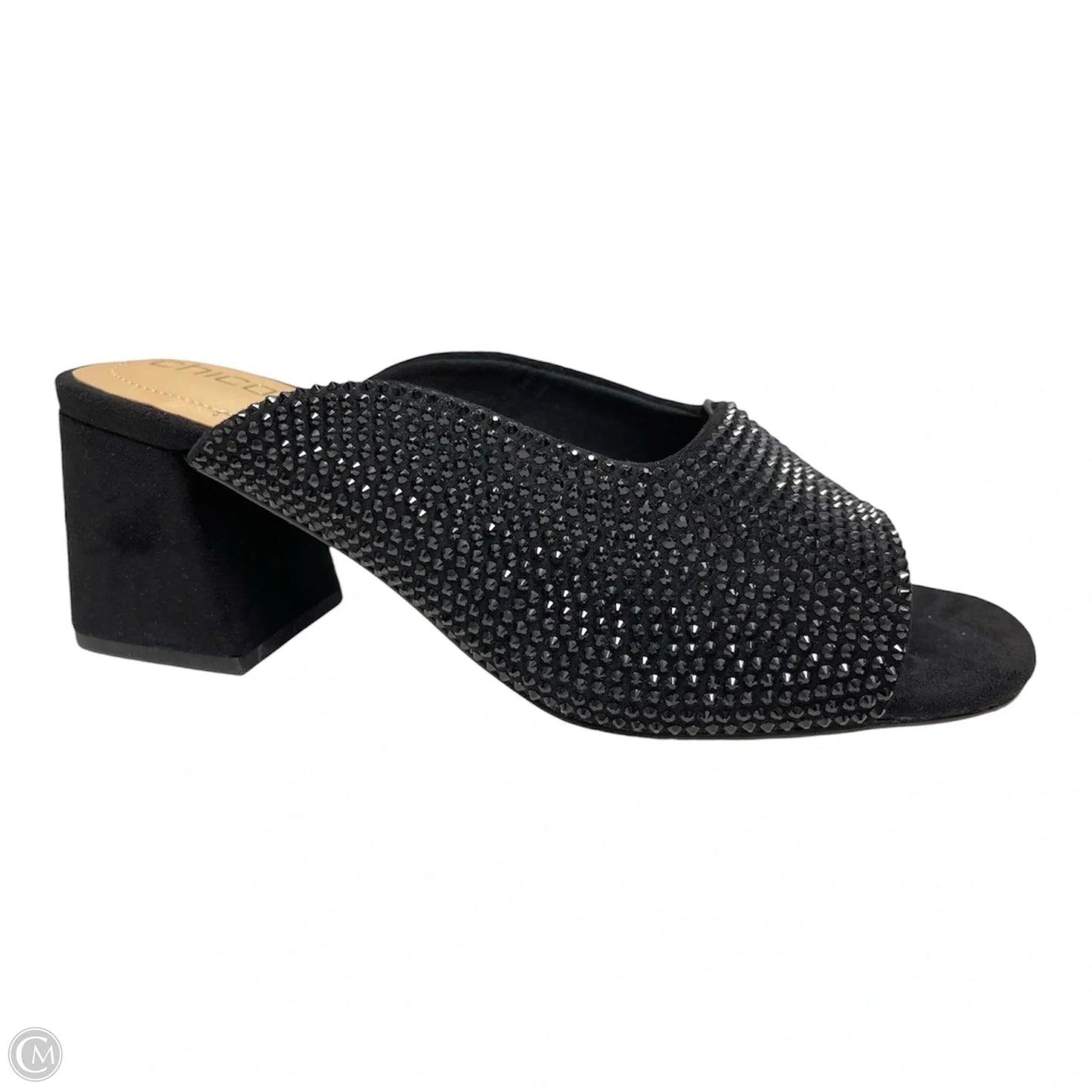 Shoes Heels Block By Chicos In Black, Size: 9