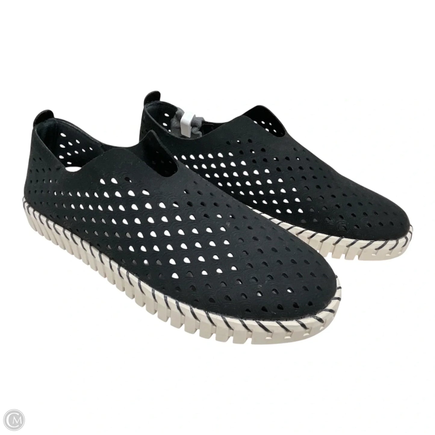 Shoes Flats By Tommy Bahama In Black & White, Size: 8.5