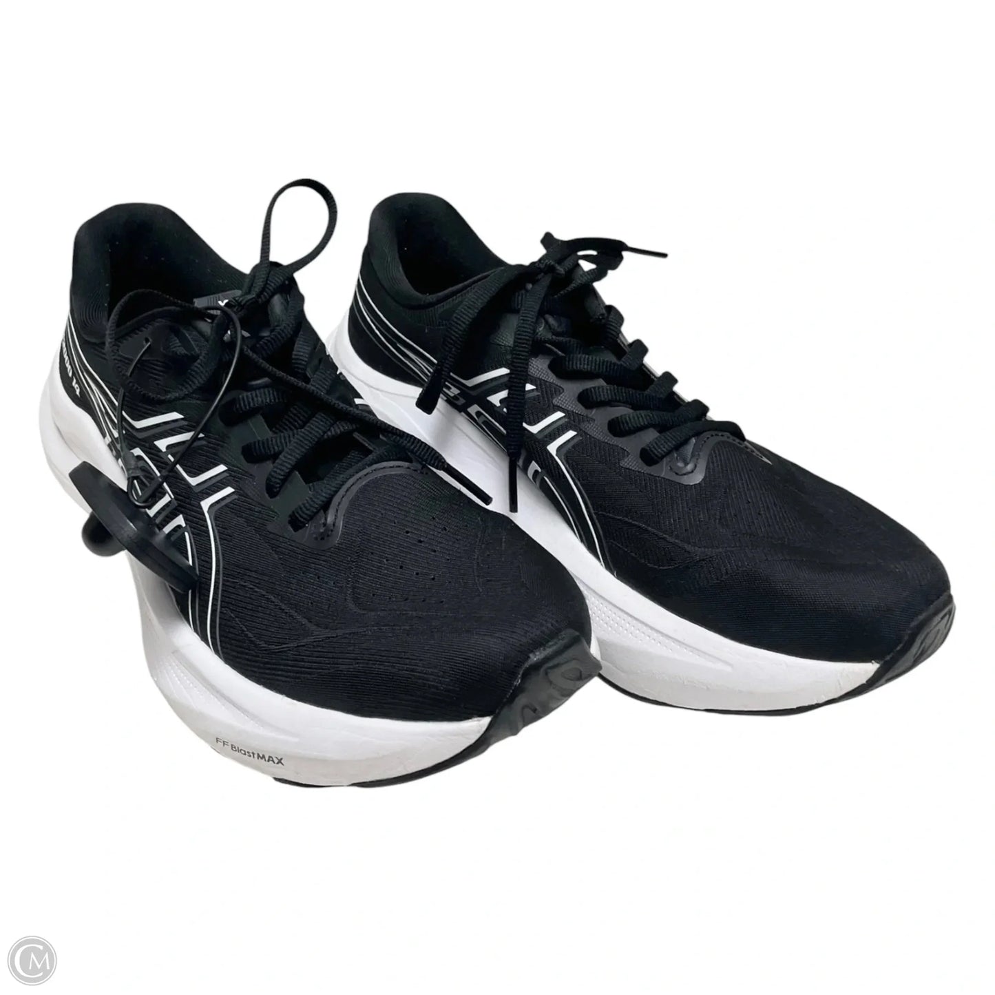 Shoes Athletic By Asics In Black & White, Size: 10