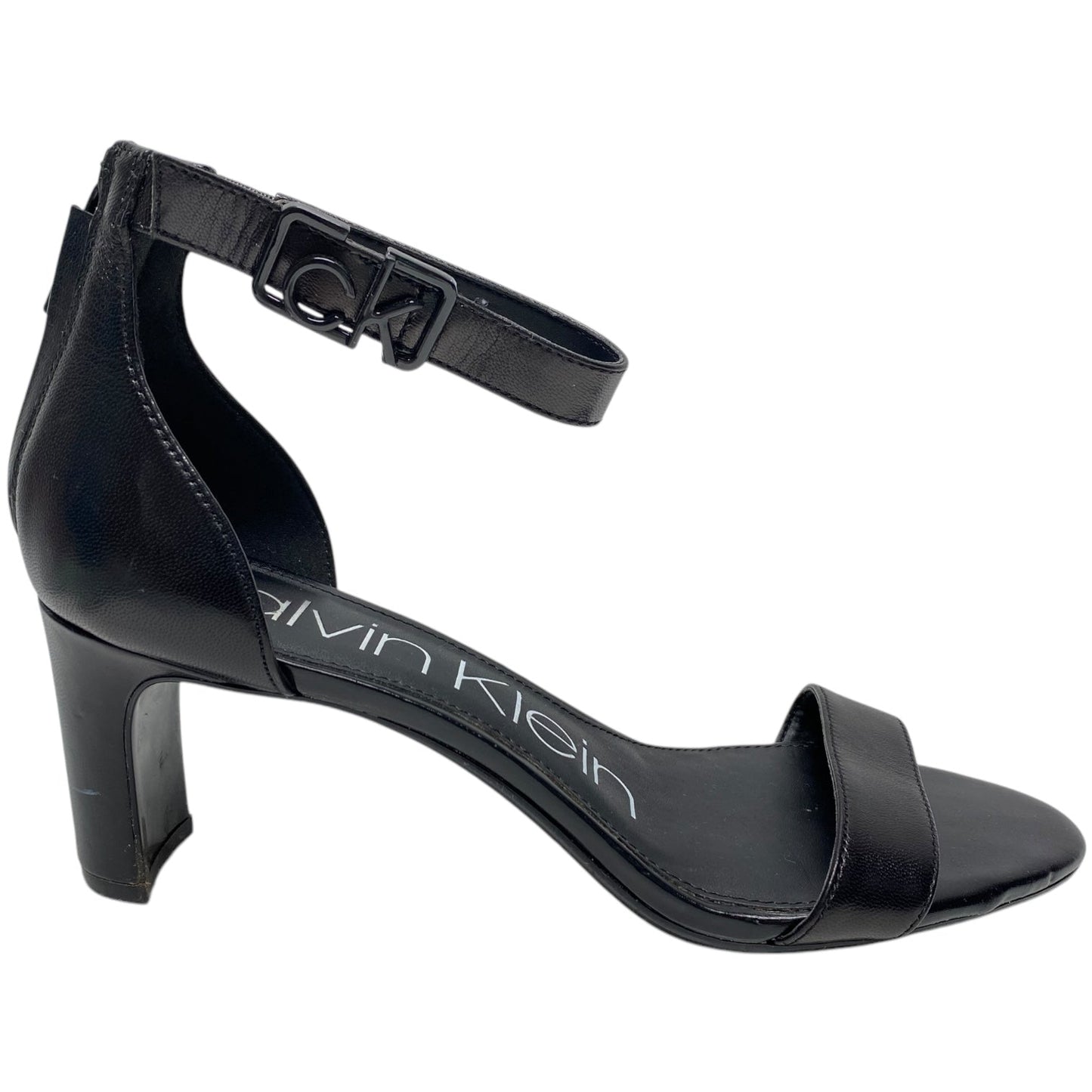 Shoes Heels Block By Calvin Klein In Black, Size: 8