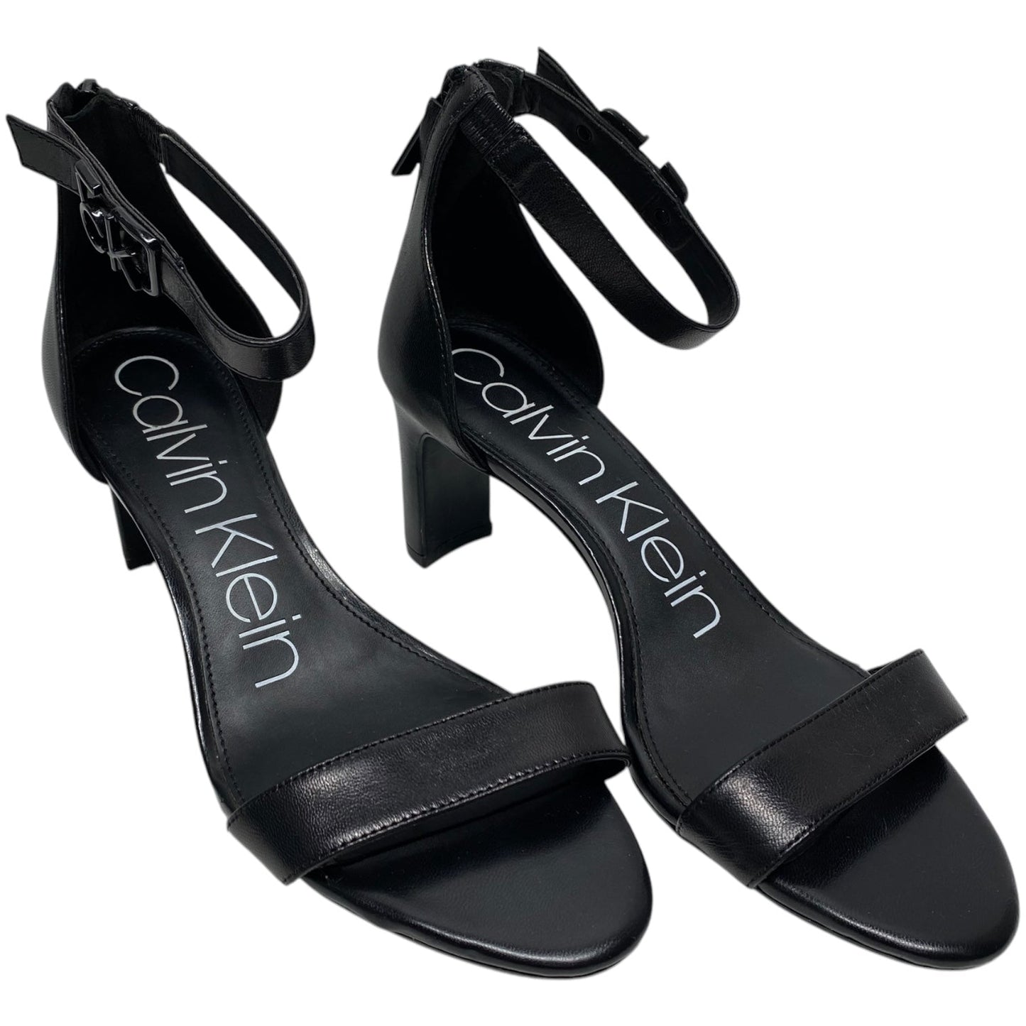 Shoes Heels Block By Calvin Klein In Black, Size: 8