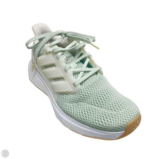 Shoes Sneakers By Adidas In Green & White, Size: 8
