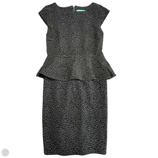 Dress Designer By Alice + Olivia In Black & Blue, Size: S