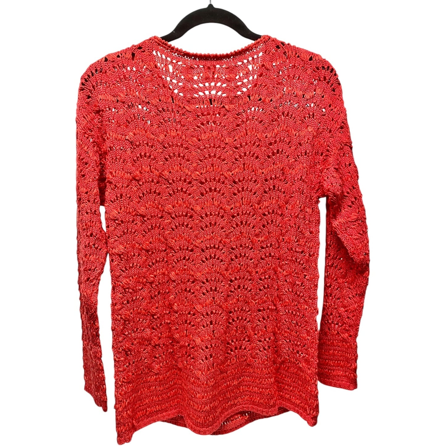 Sweater By Chicos In Red, Size: M