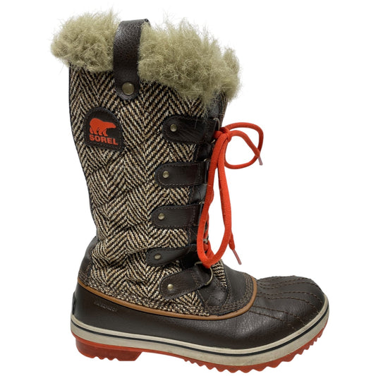 Boots Snow By Sorel In Brown, Size: 8.5