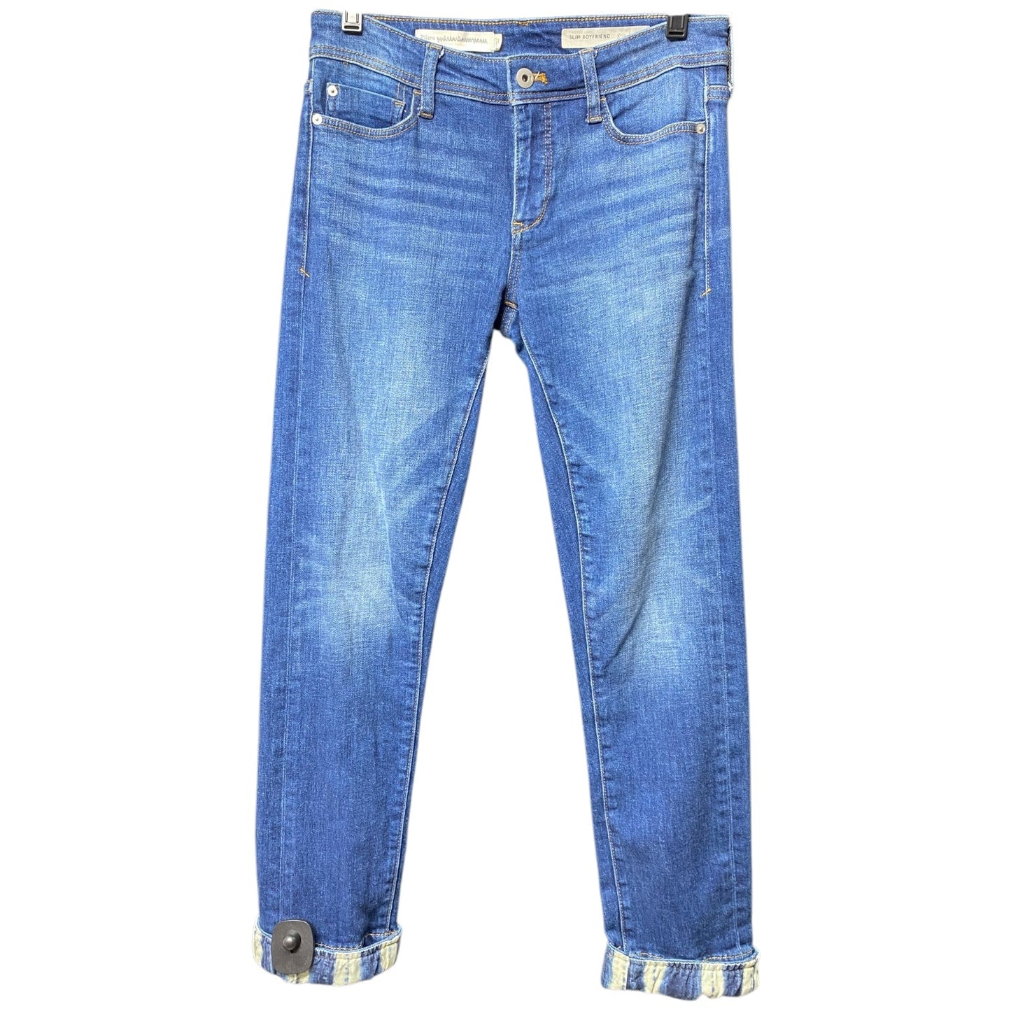 Jeans Boyfriend By Pilcro In Blue Denim, Size: 2