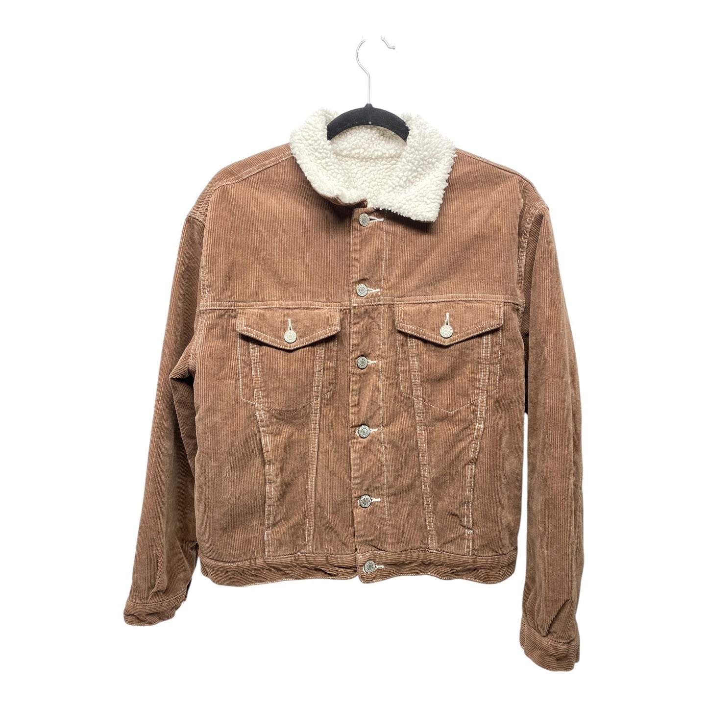 Jacket Other By Clothes Mentor In Brown & White, Size: S