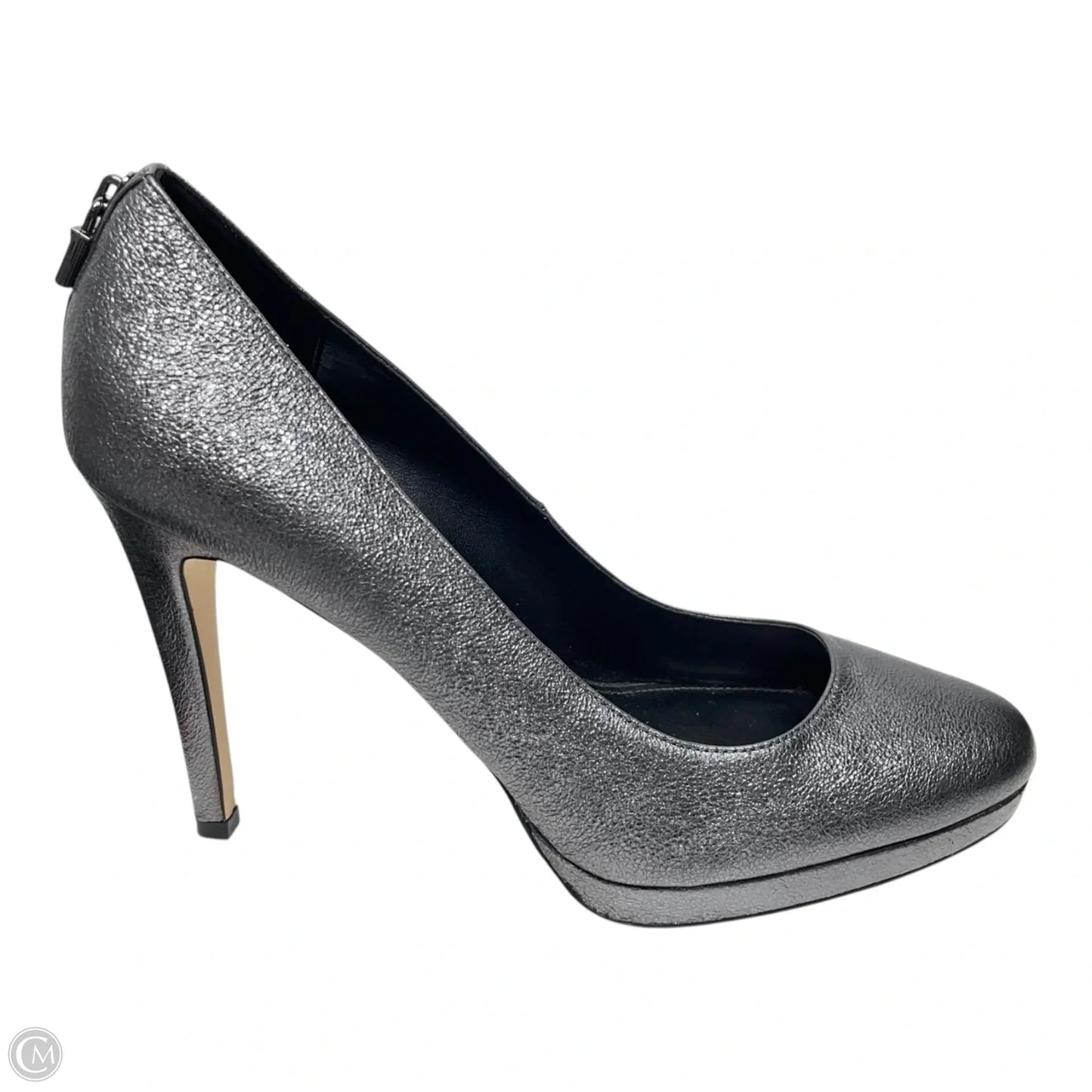 Shoes Heels Stiletto By Michael By Michael Kors In Silver, Size: 9.5