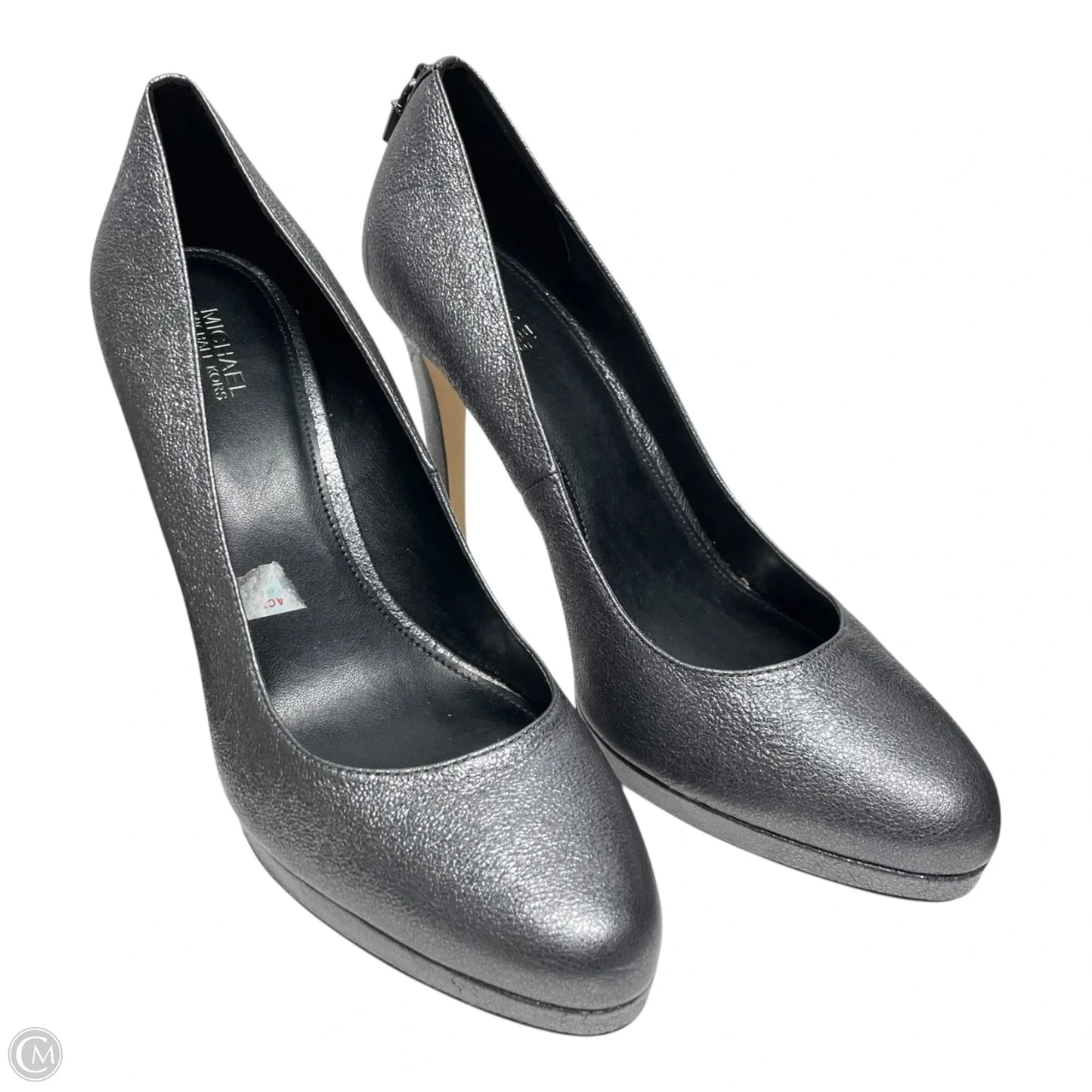 Shoes Heels Stiletto By Michael By Michael Kors In Silver, Size: 9.5