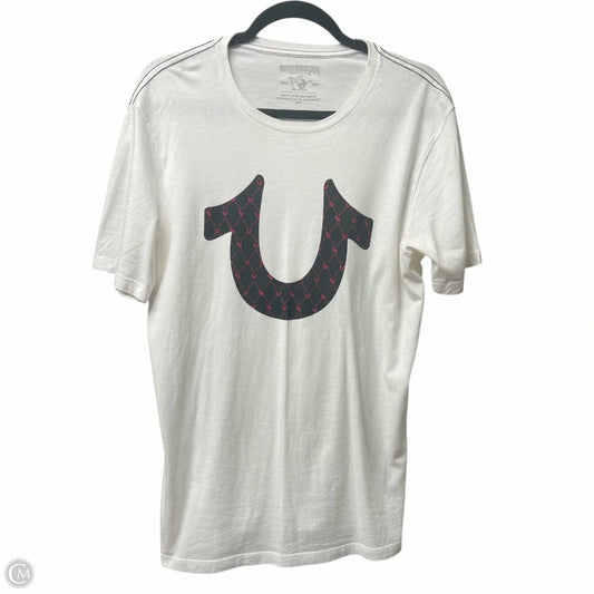 Top Short Sleeve By True Religion In Black & White, Size: Sp