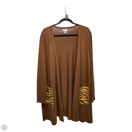 Cardigan By Lularoe In Brown, Size: L