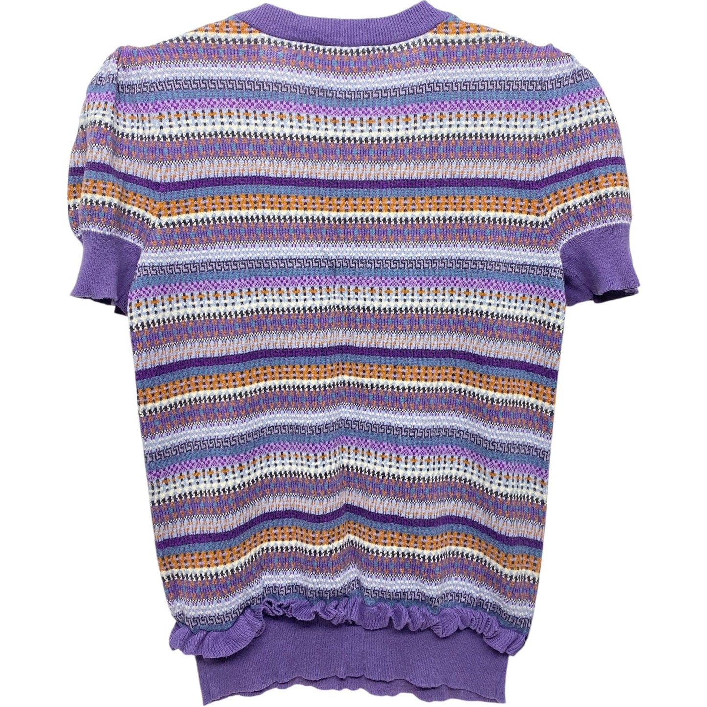 Top Short Sleeve Designer By Marc By Marc Jacobs In Purple, Size: S