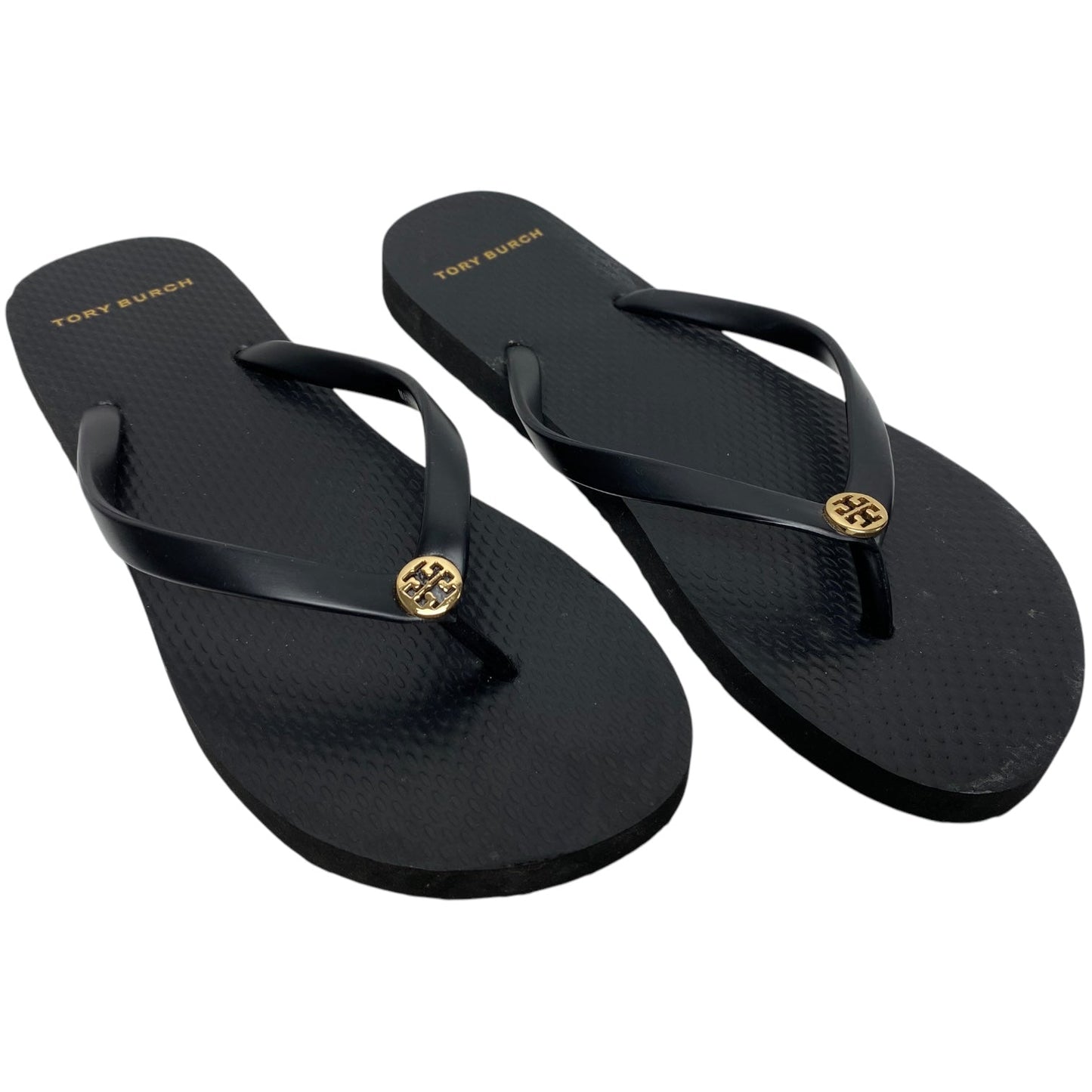 Sandals Designer By Tory Burch In Black, Size: 8