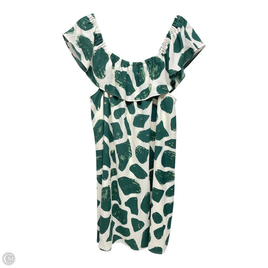 Dress Casual Short By Nine West In Green & White, Size: Small