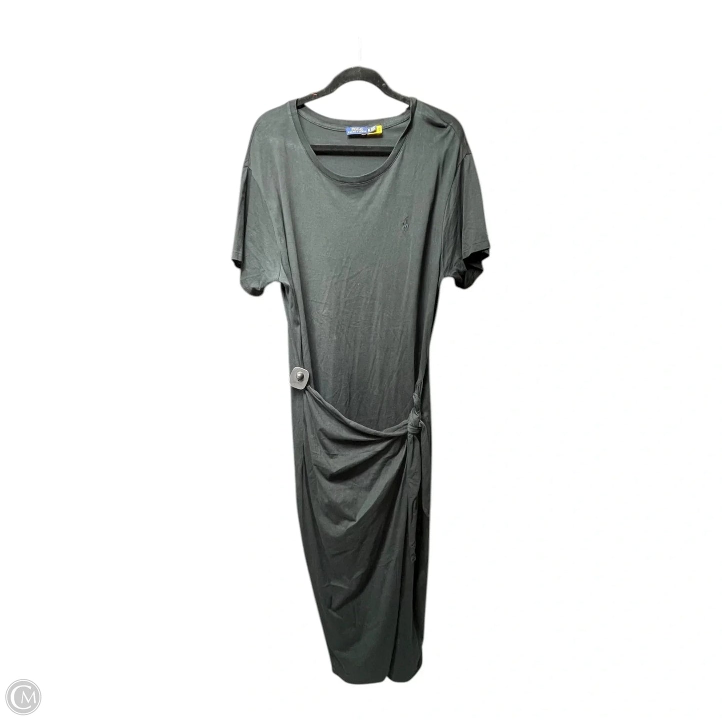 Dress Casual Maxi By Polo Ralph Lauren In Black, Size: Xl