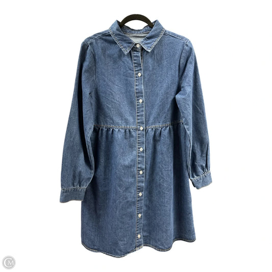 Dress Casual Short By Clothes Mentor In Blue Denim, Size: S