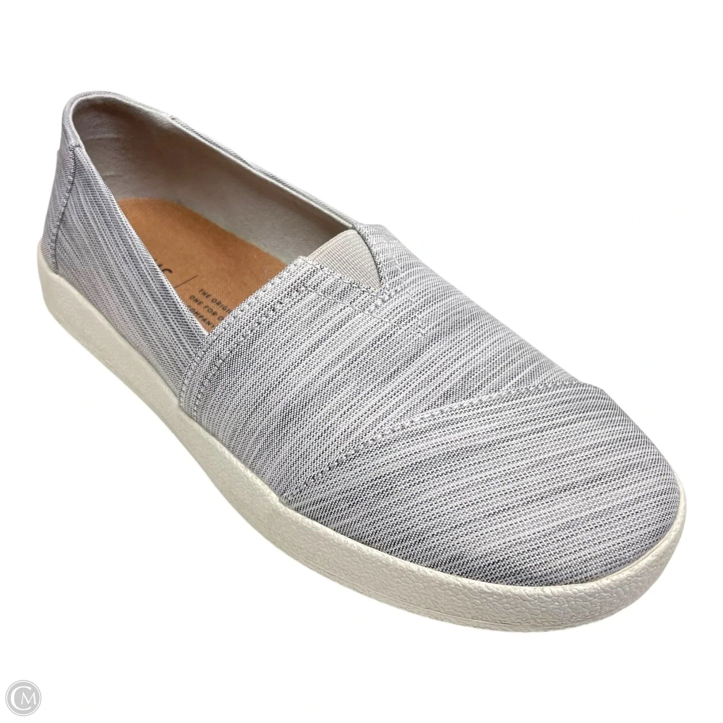 Shoes Flats By Toms In Grey, Size: 5
