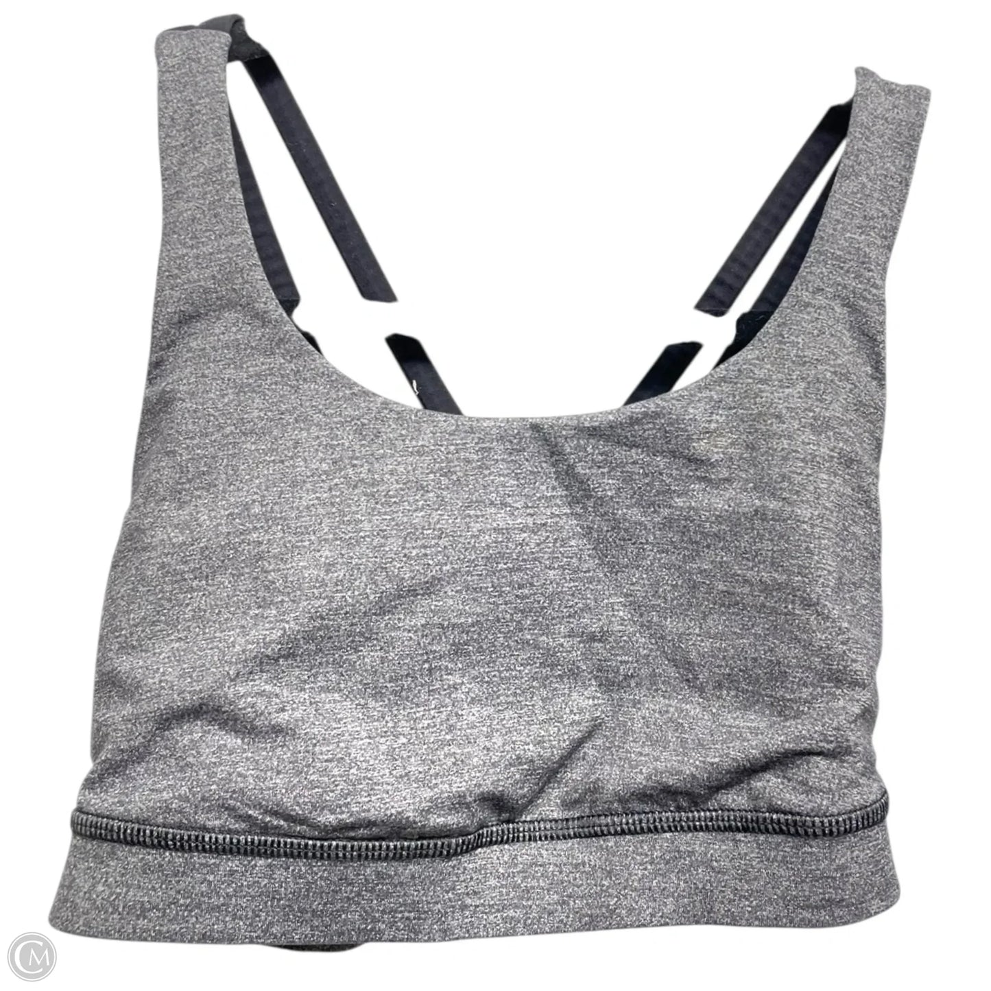 Athletic Bra By Lululemon In Grey, Size: 4