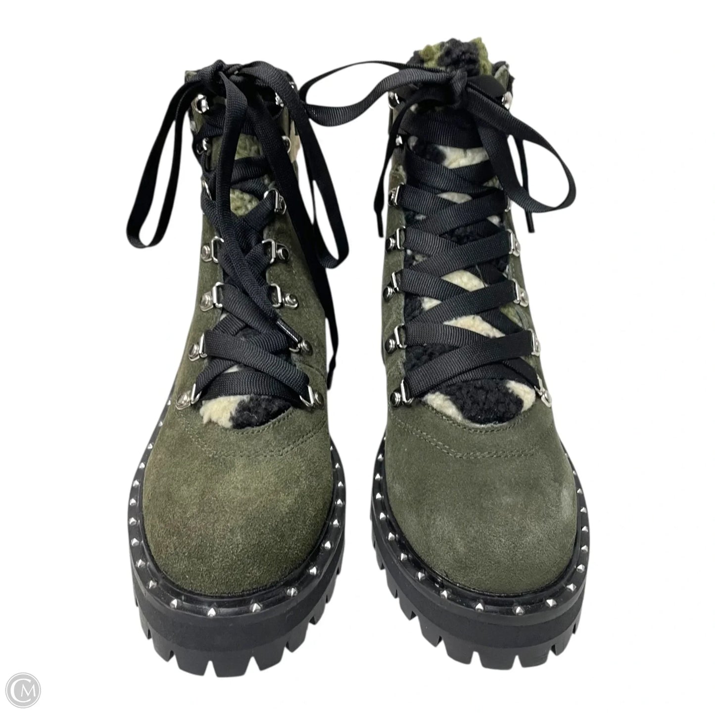Boots Hiking By Steve Madden In Green, Size: 7.5