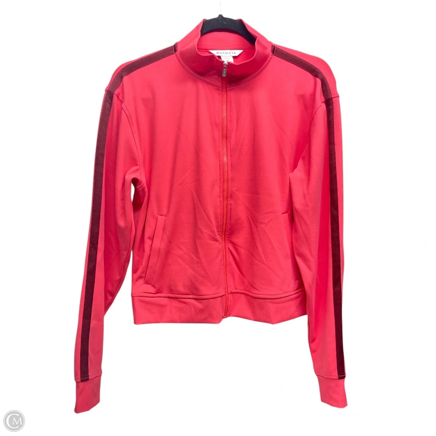 Athletic Jacket By Athleta In Pink, Size: M