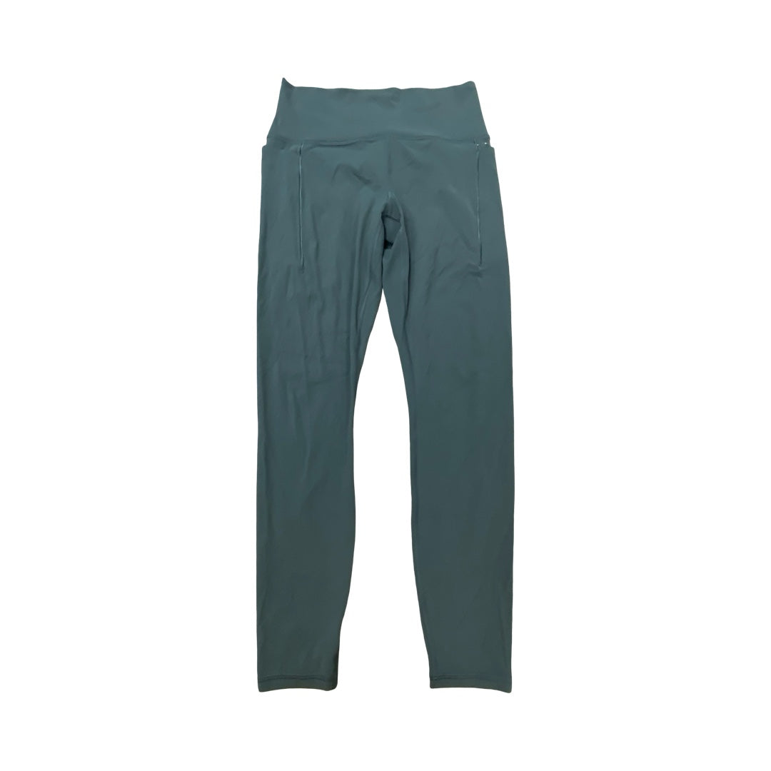 Athletic Leggings By Athleta In Green, Size:M