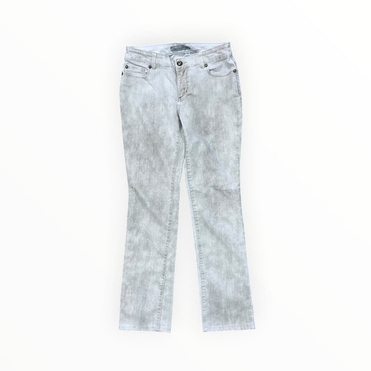 Jeans Straight By Chicos In Tan Denim, Size:4