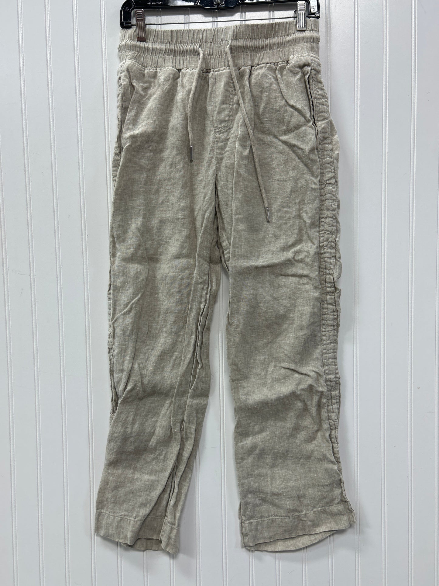 Pants Linen By Quince In Tan, Size:S