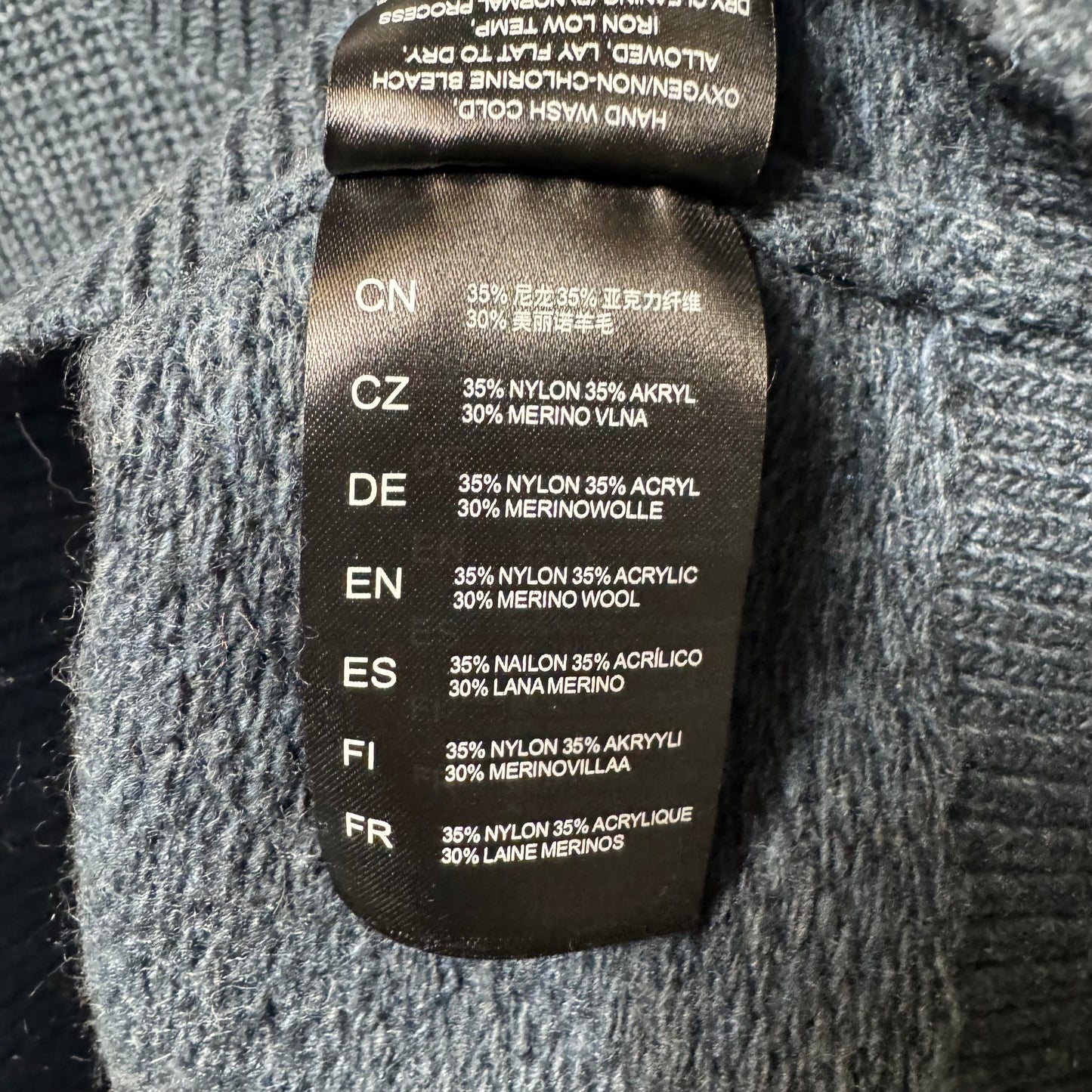 Klassik Kozy Komfort Crewneck Sweater Ribbed Hem and Cuffs By Kuhl In Metal Blue, Size: M