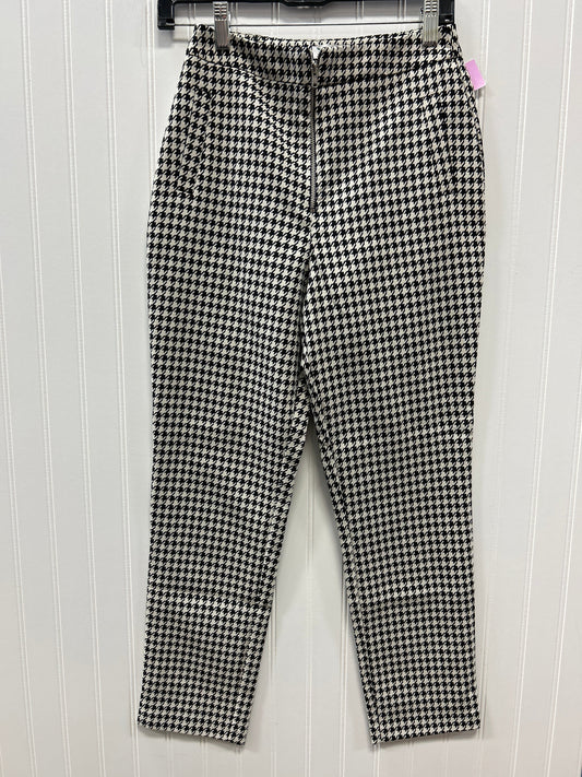 Pants Dress By Top Shop In Black & Cream, Size:4