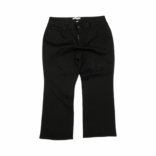 Jeans Flared By Cato In Black, Size:22