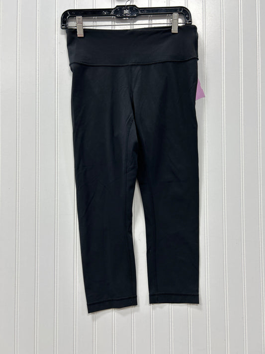 Athletic Leggings Capris By Lululemon In Black, Size:6
