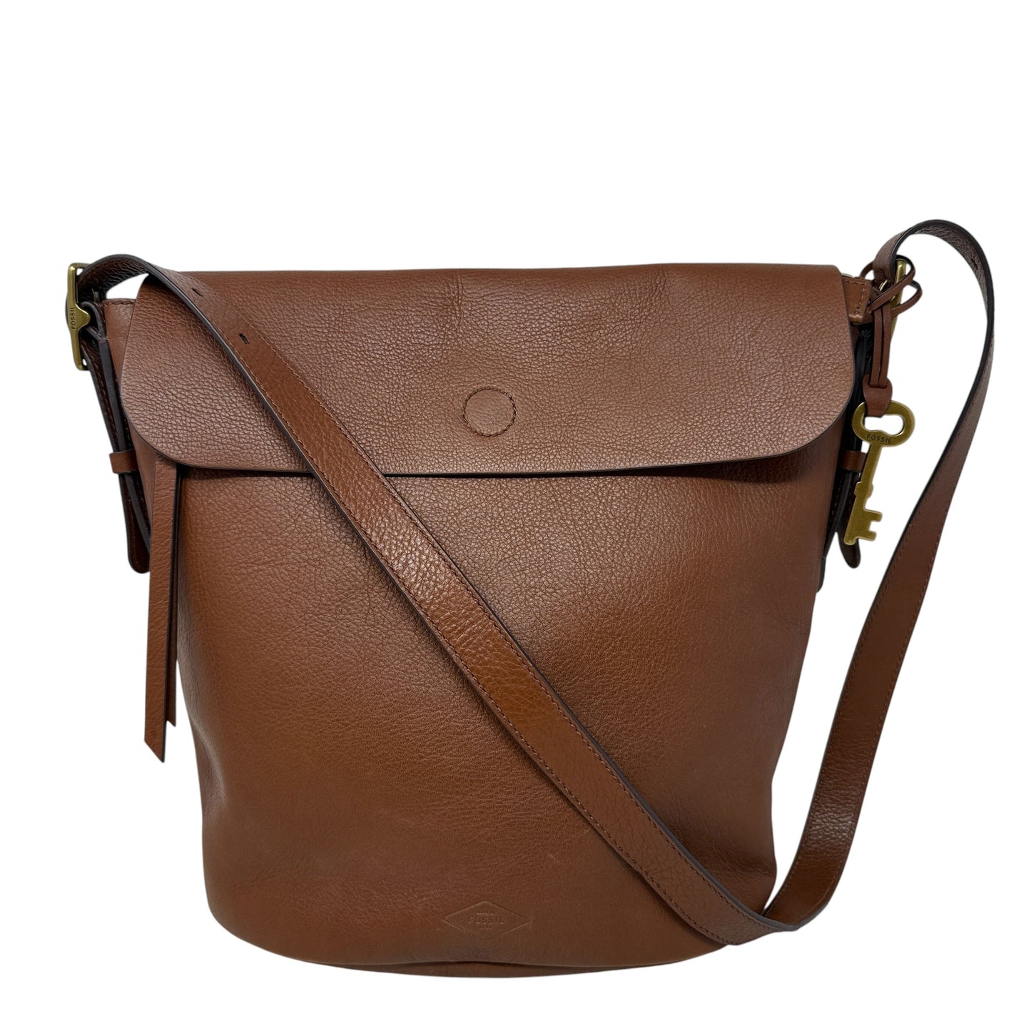 Haven Leather Bucket Bag
 By Fossil, Size: Medium