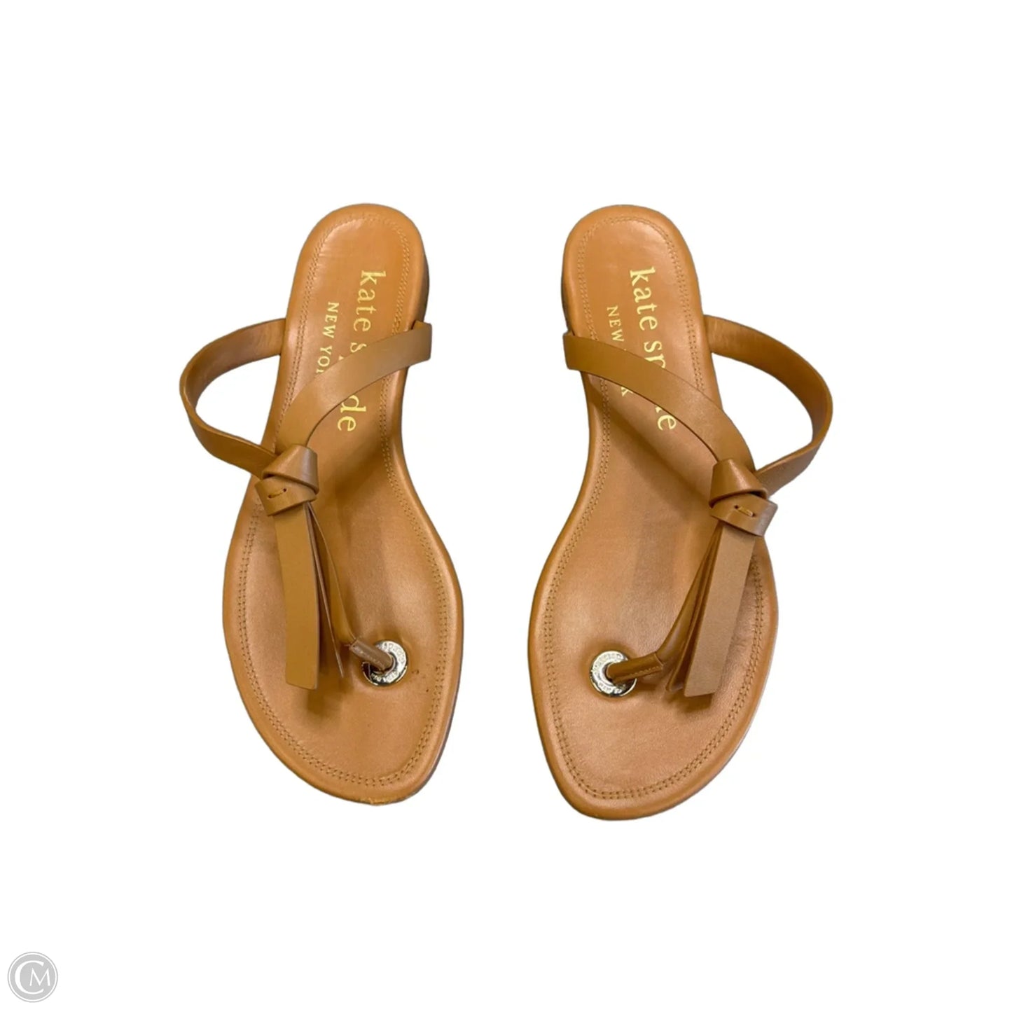 Sandals Designer By Kate Spade In Tan, Size: 9