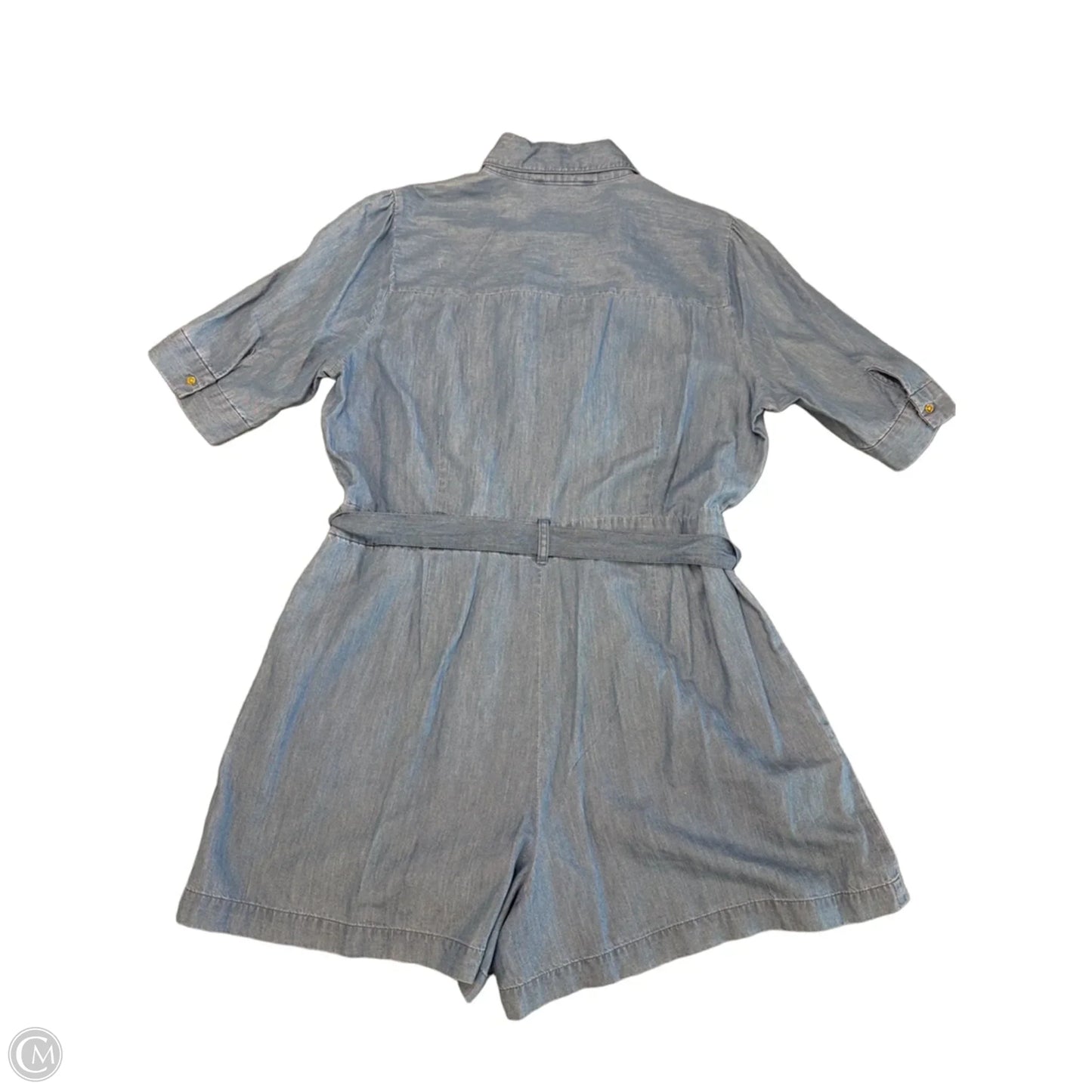 Romper Designer By Michael Kors In Blue, Size: Xl
